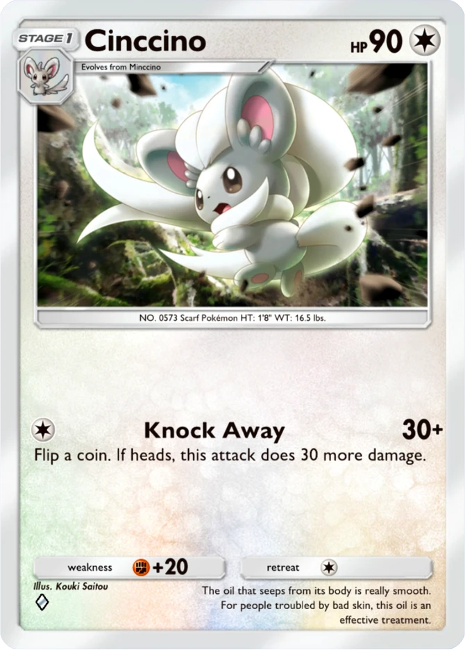 143 Cinccino – Pulsing Aura
