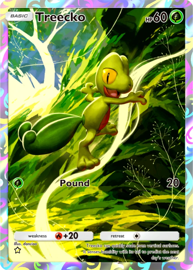156 Treecko – Pulsing Aura