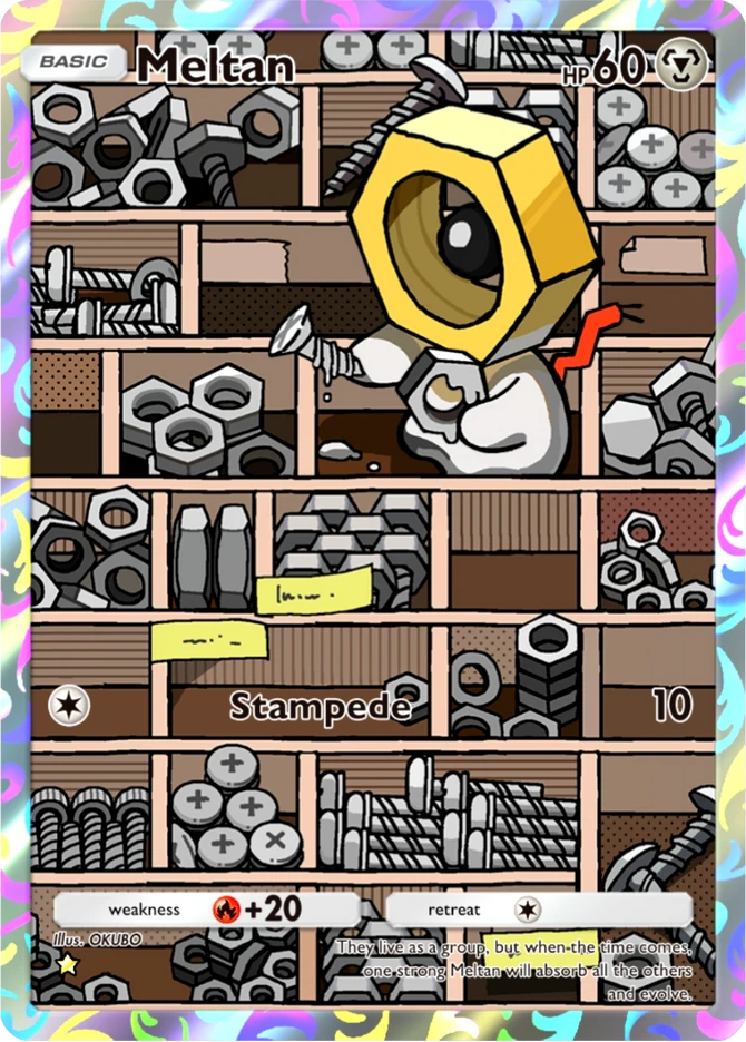 177 Meltan – Pulsing Aura