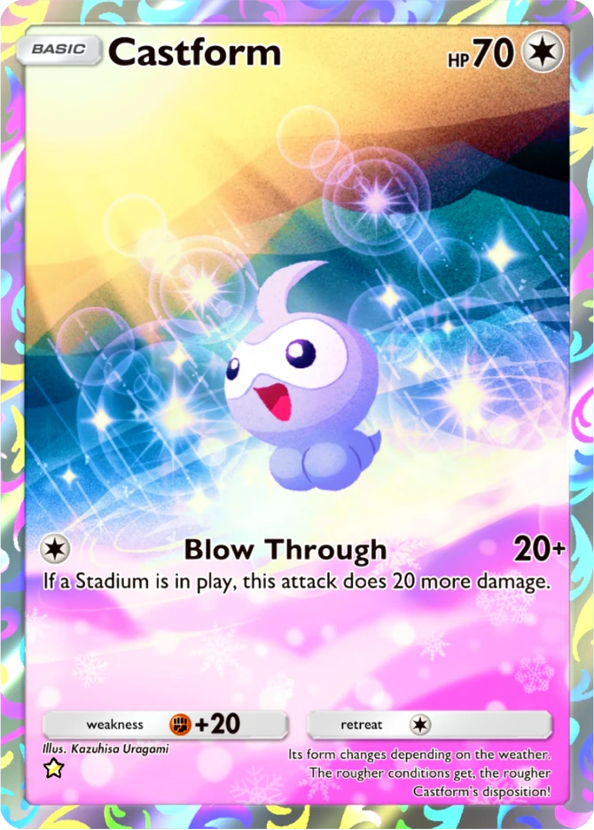 178 Castform – Pulsing Aura