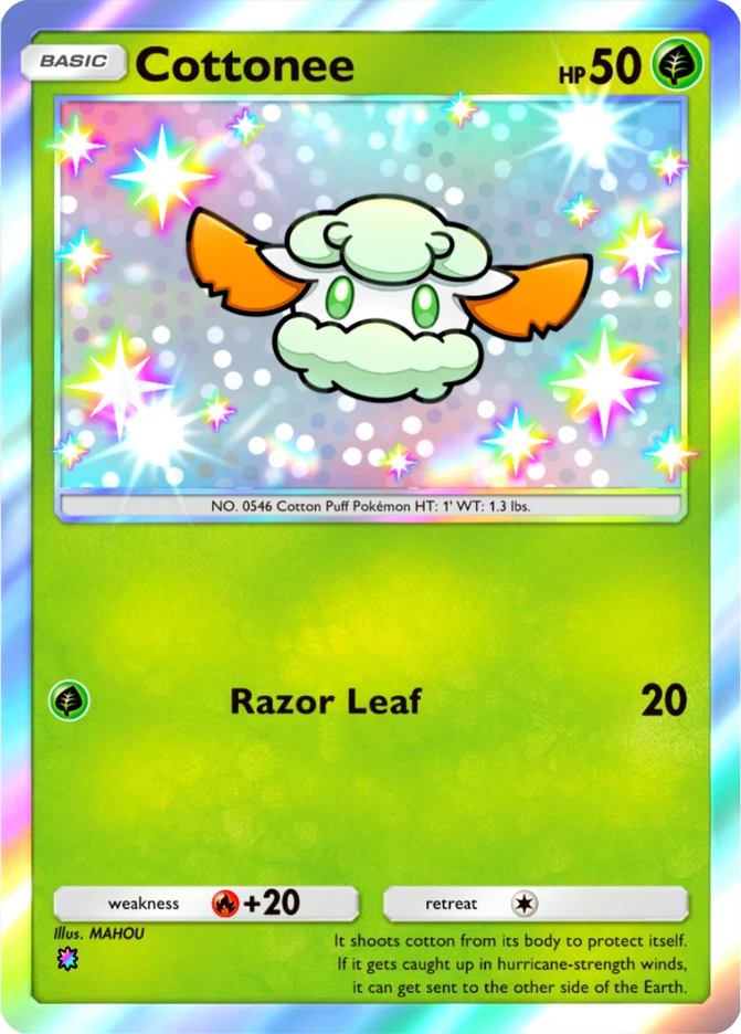 205 Cottonee – Pulsing Aura