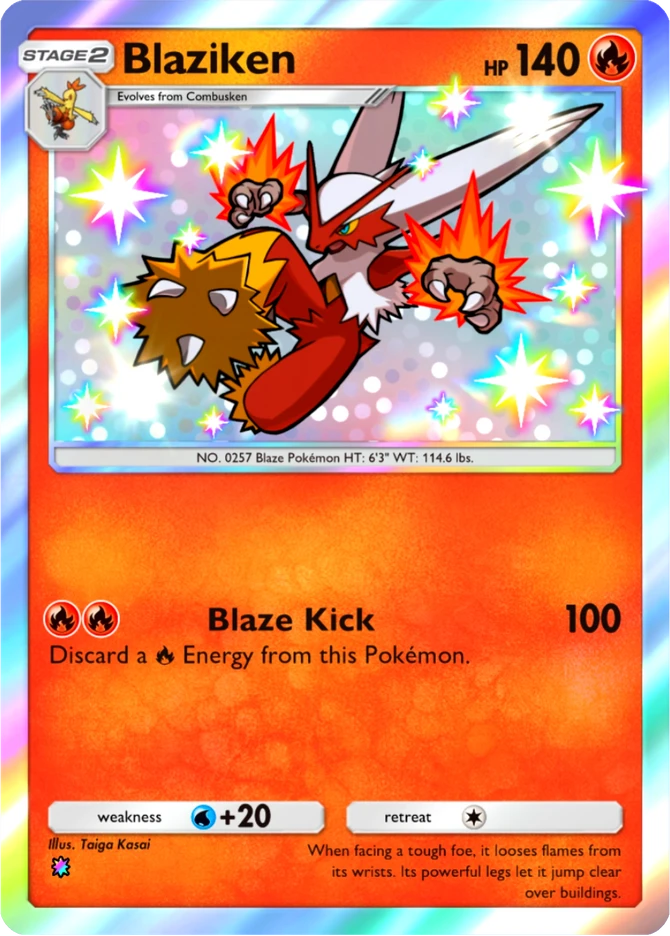 208 Blaziken – Pulsing Aura