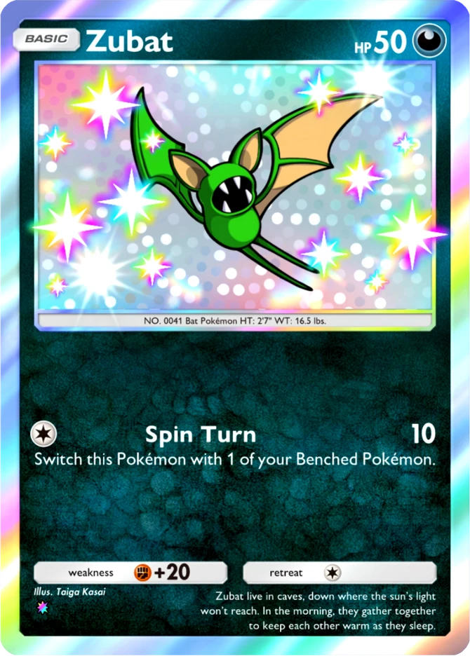 212 Zubat – Pulsing Aura