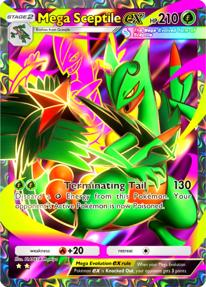 180 Mega Sceptile ex – Pulsing Aura
