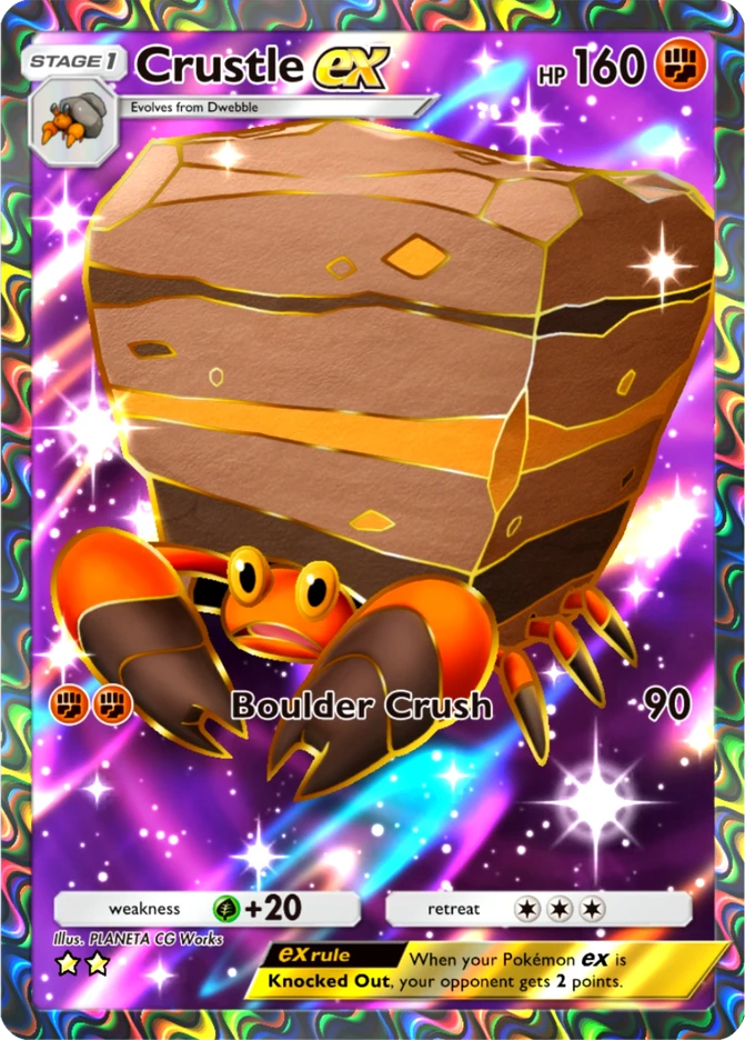 185 Crustle ex – Pulsing Aura