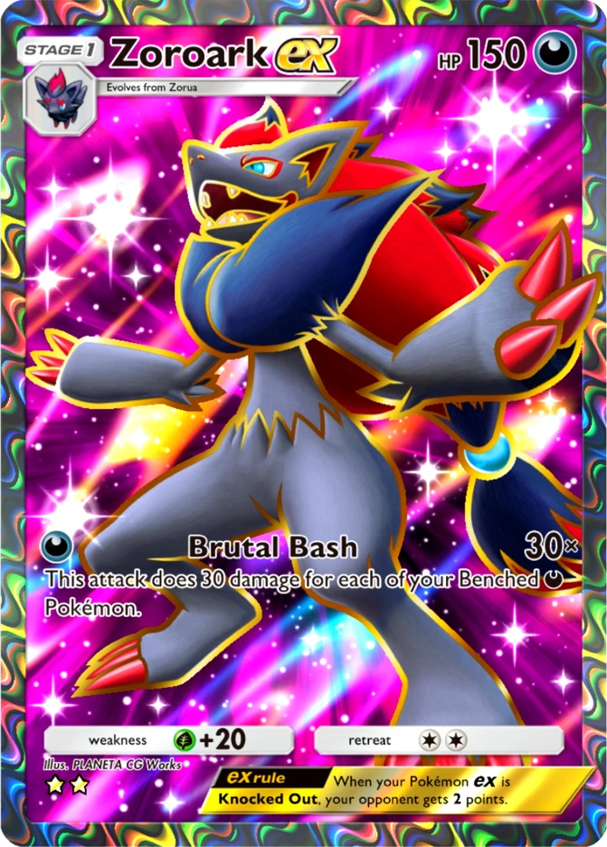 186 Zoroark ex – Pulsing Aura