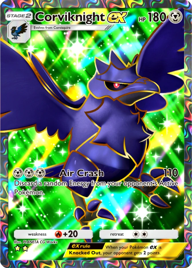 187 Corviknight ex – Pulsing Aura