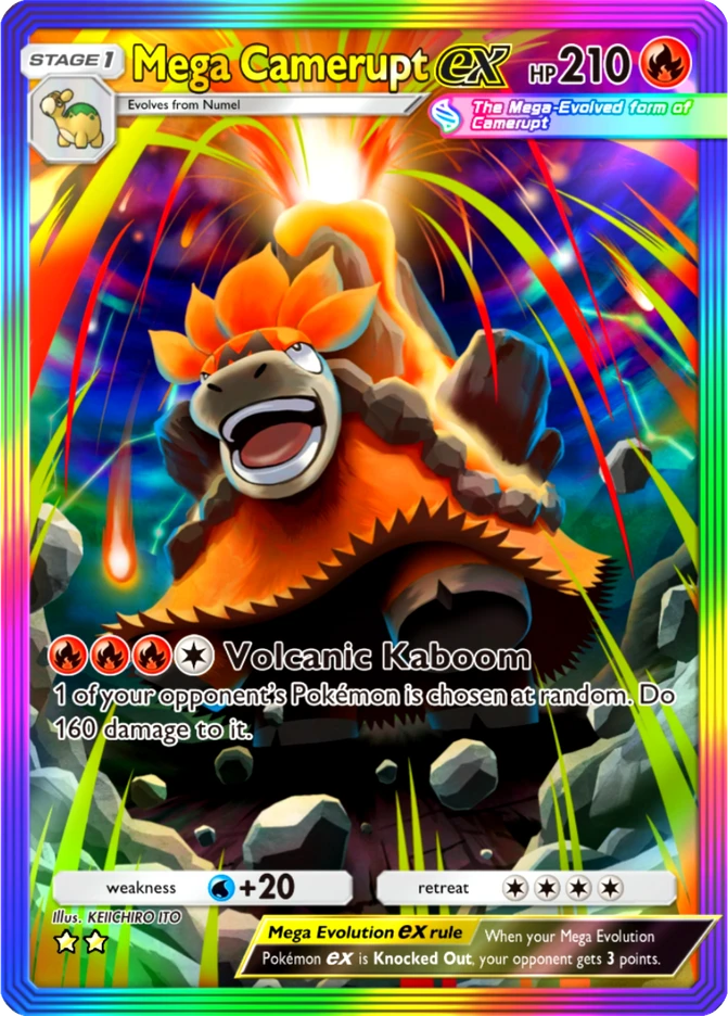 195 Mega Camerupt ex – Pulsing Aura