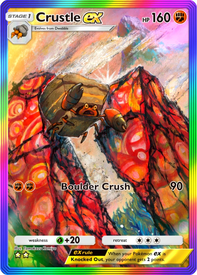 198 Crustle ex – Pulsing Aura