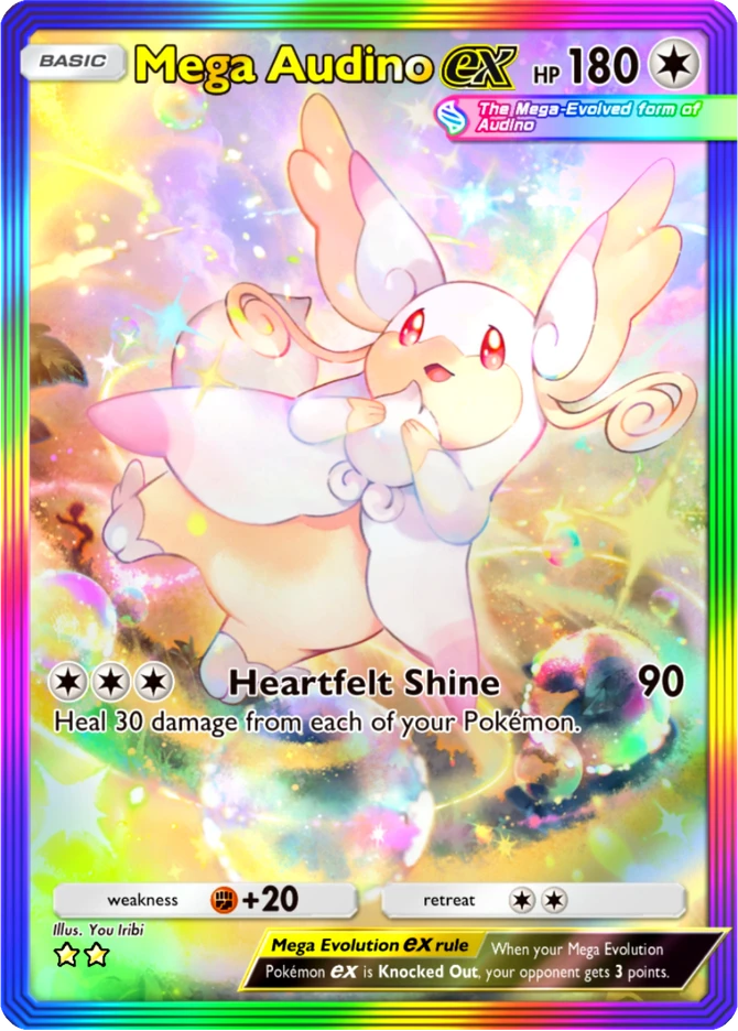 202 Mega Audino ex – Pulsing Aura