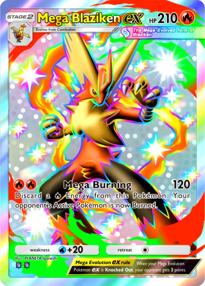 226 Mega Blaziken ex – Pulsing Aura