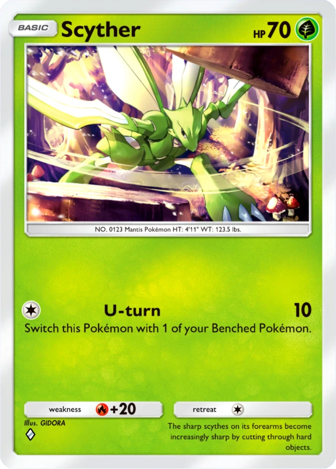 001 Scyther – Mega Shine