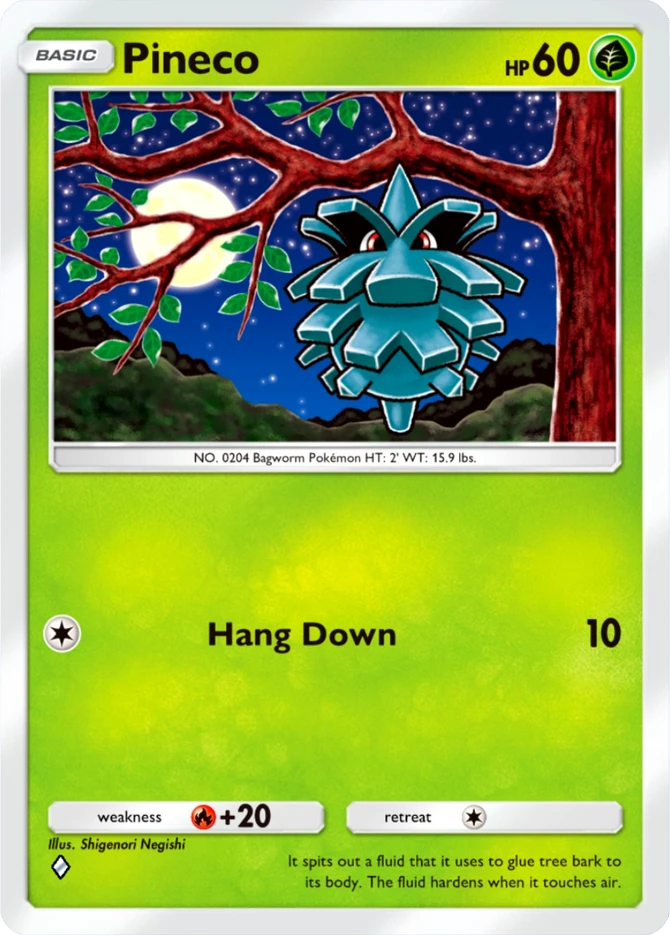 002 Pineco – Mega Shine