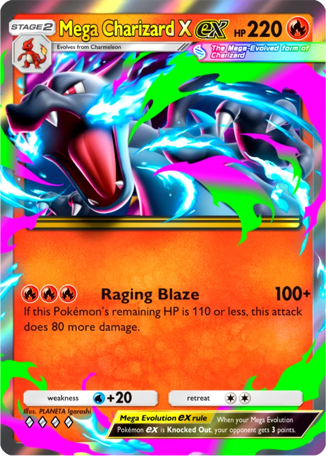 009 Mega Charizard X ex – Mega Shine