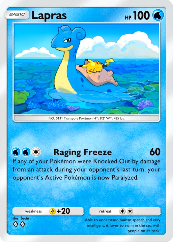 017 Lapras – Mega Shine