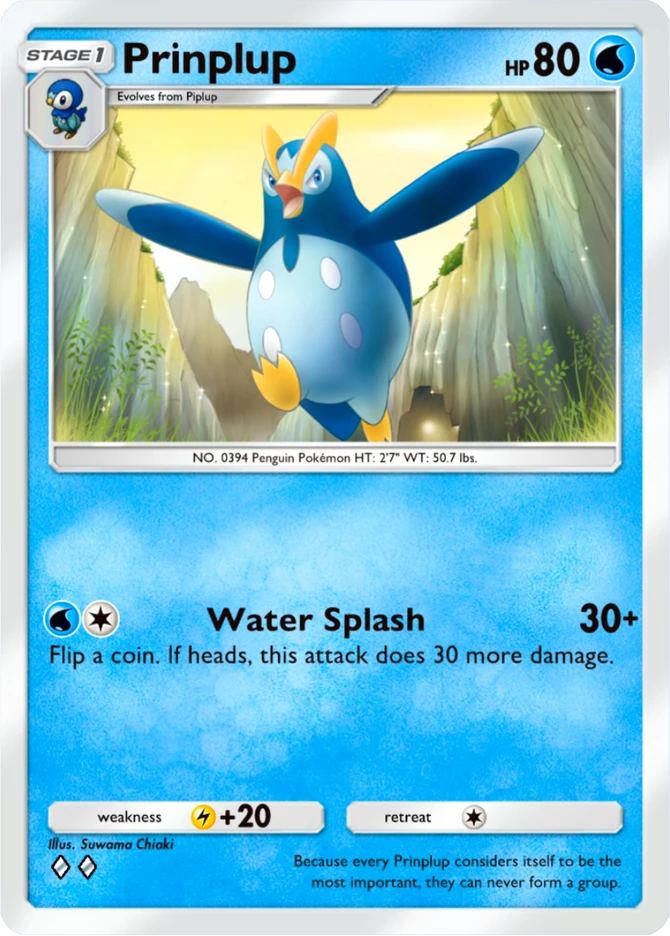 019 Prinplup – Mega Shine