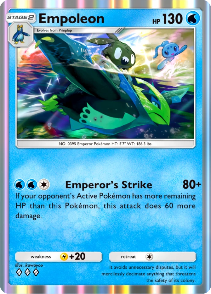 020 Empoleon – Mega Shine