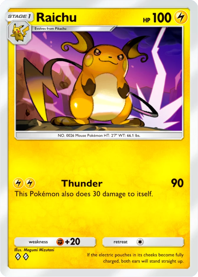 023 Raichu – Mega Shine