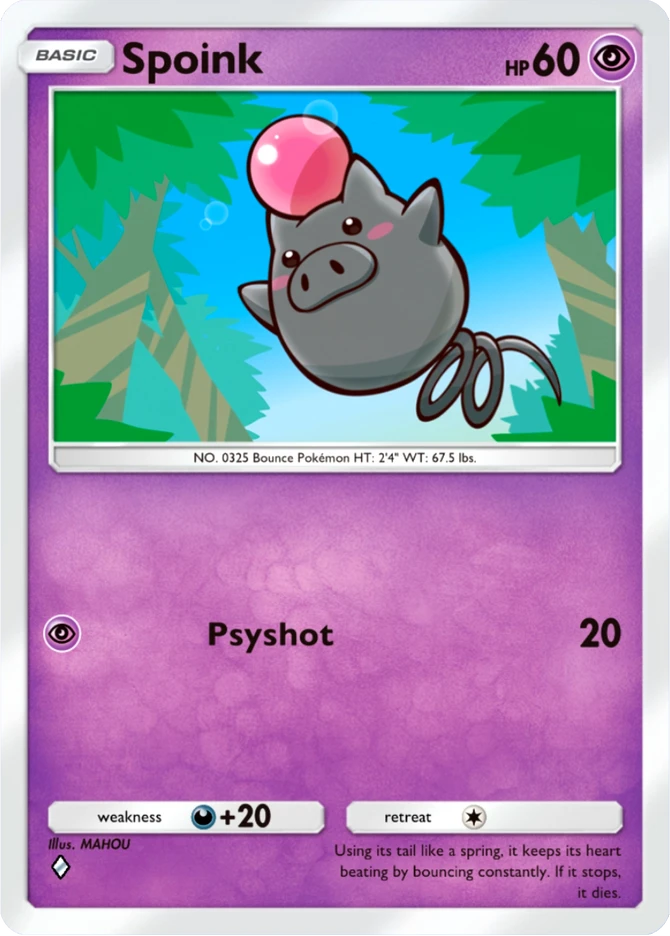 031 Spoink – Mega Shine