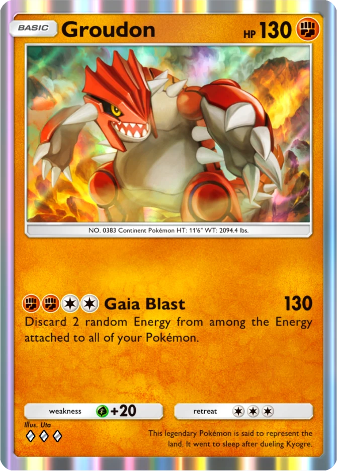 035 Groudon – Mega Shine