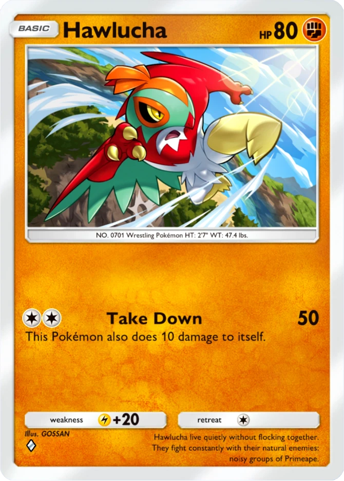 036 Hawlucha – Mega Shine