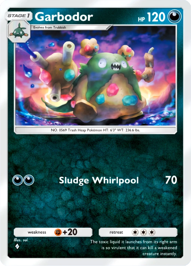 042 Garbodor – Mega Shine