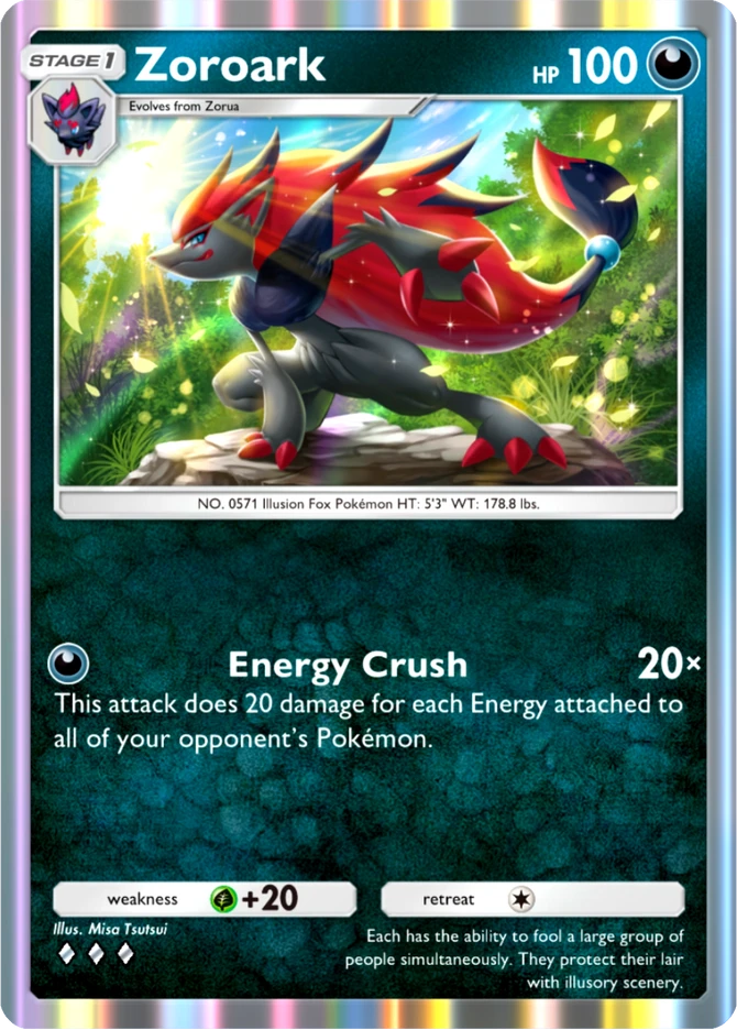 044 Zoroark – Mega Shine