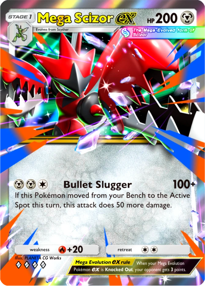 047 Mega Scizor ex – Mega Shine