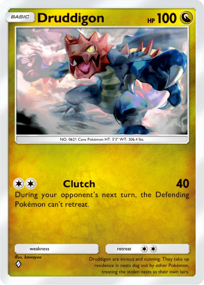 057 Druddigon – Mega Shine