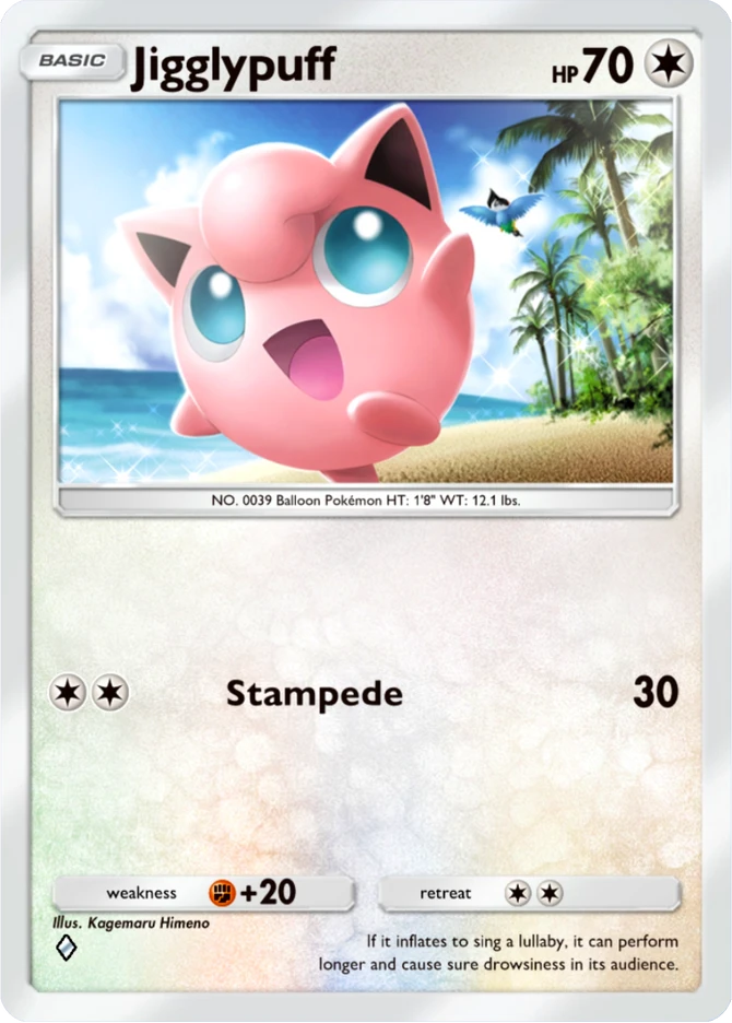 058 Jigglypuff – Mega Shine