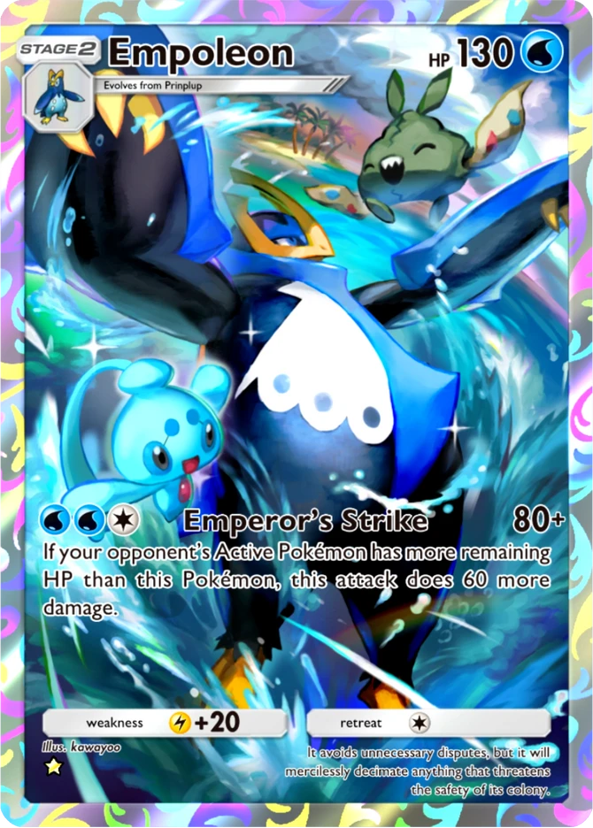 071 Empoleon – Mega Shine