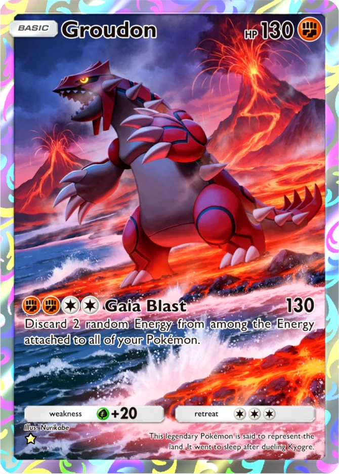 072 Groudon – Mega Shine