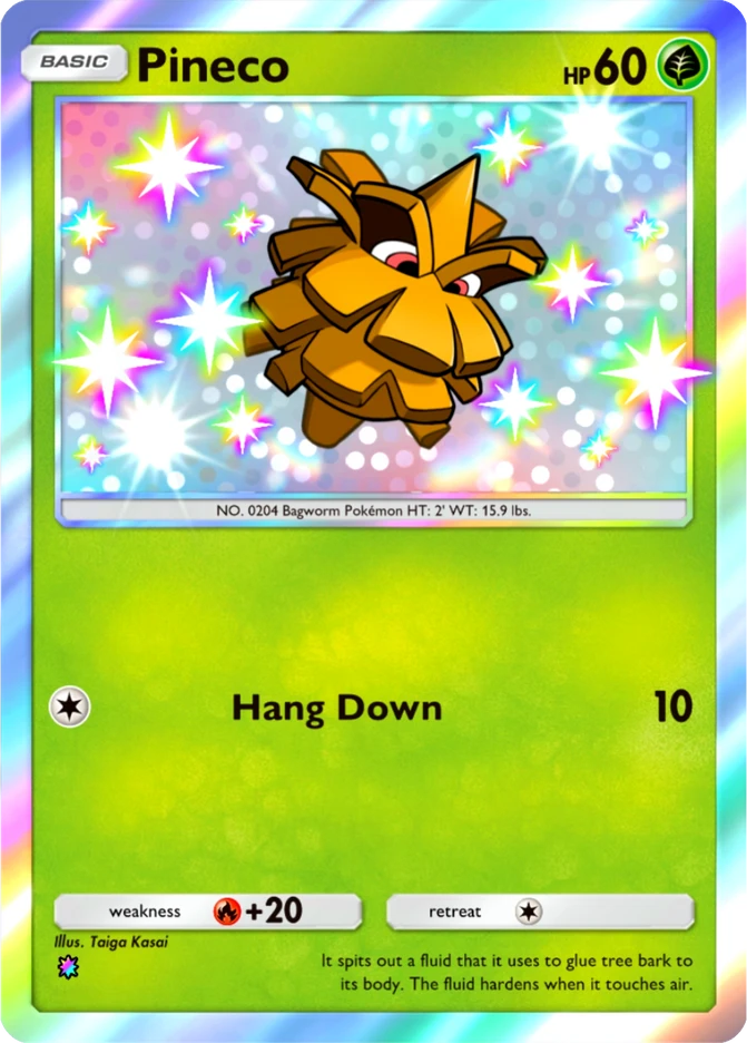 088 Pineco – Mega Shine