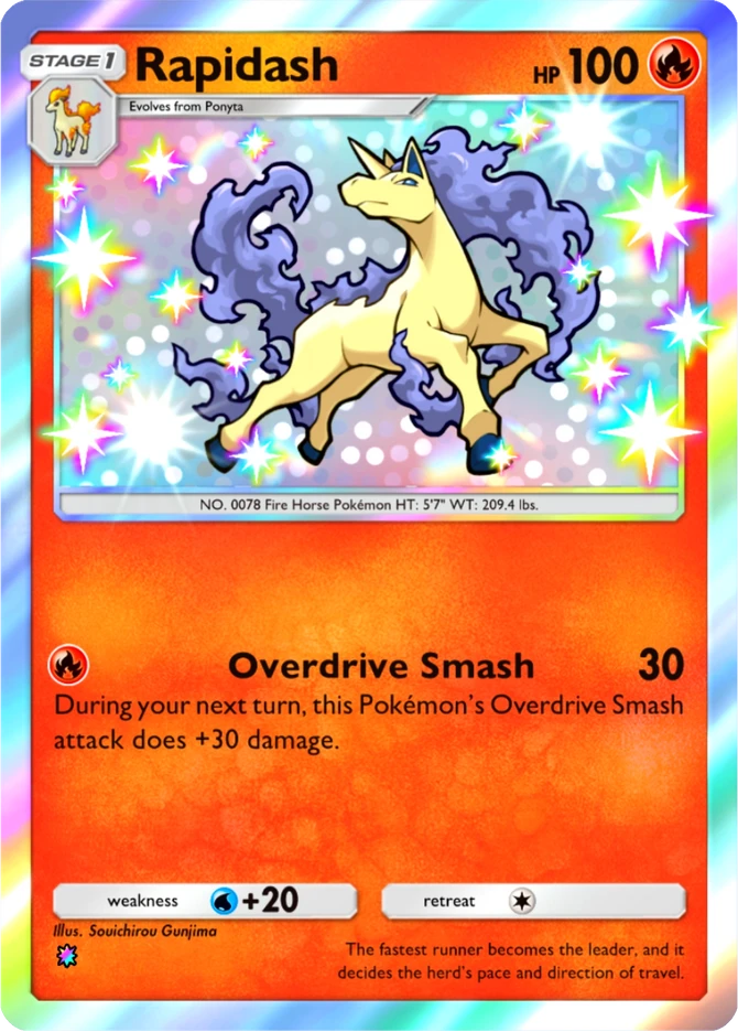 094 Rapidash – Mega Shine