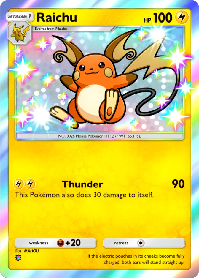 097 Raichu – Mega Shine