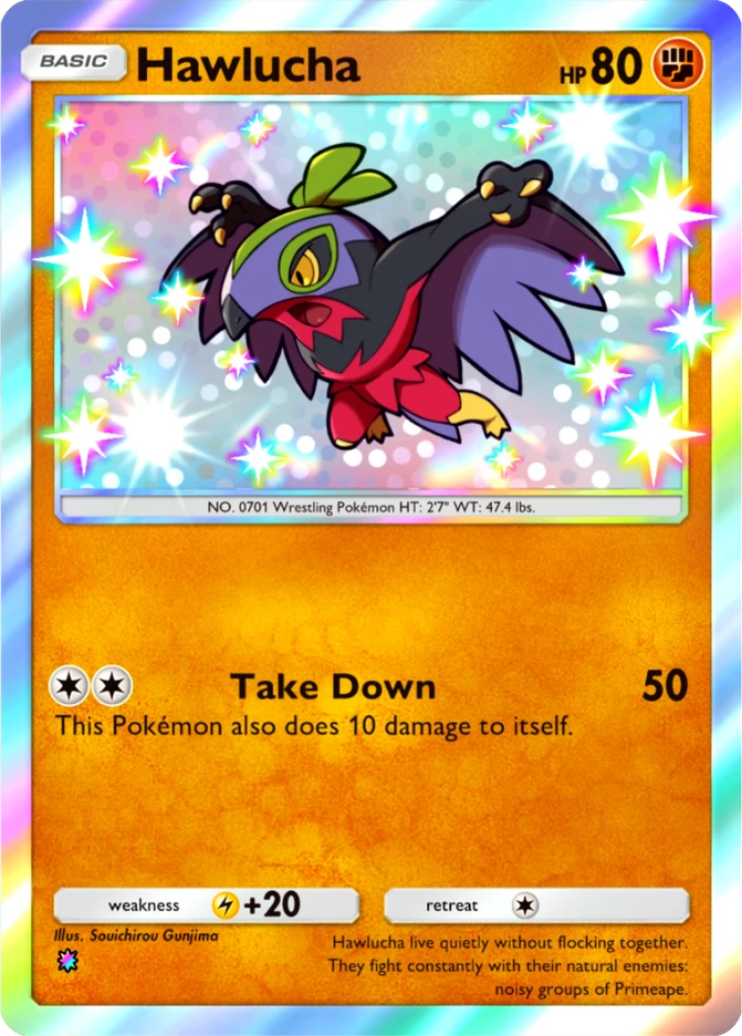 099 Hawlucha – Mega Shine
