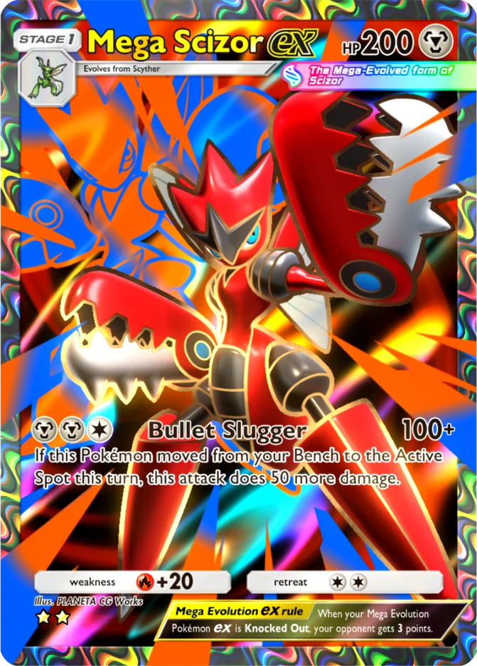 080 Mega Scizor ex – Mega Shine