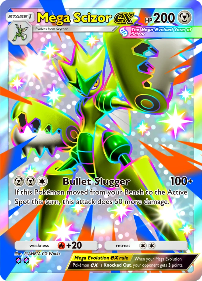 115 Mega Scizor ex – Mega Shine