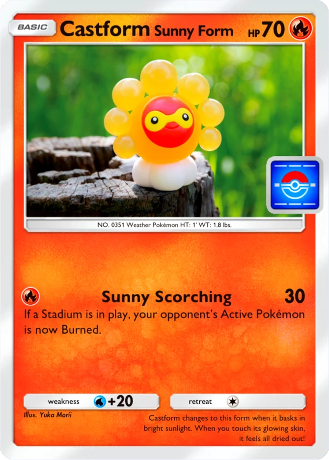 057 Castform Sunny Form – Promo-B