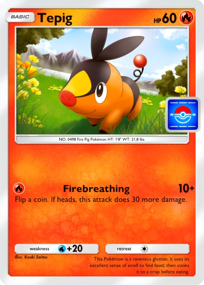 058 Tepig – Promo-B