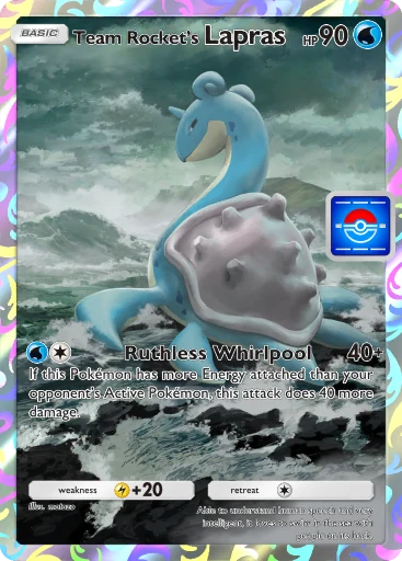 089 Team Rocket's Lapras – Promo-B