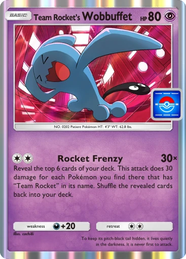 091 Team Rocket's Wobbuffet – Promo-B