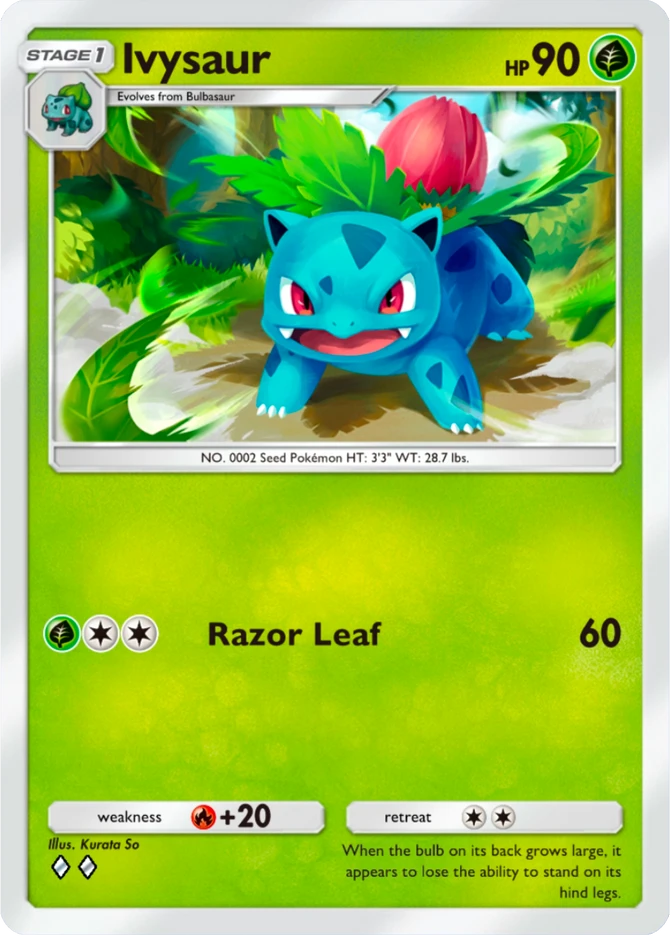 003 Ivysaur – Deluxe Pack: ex