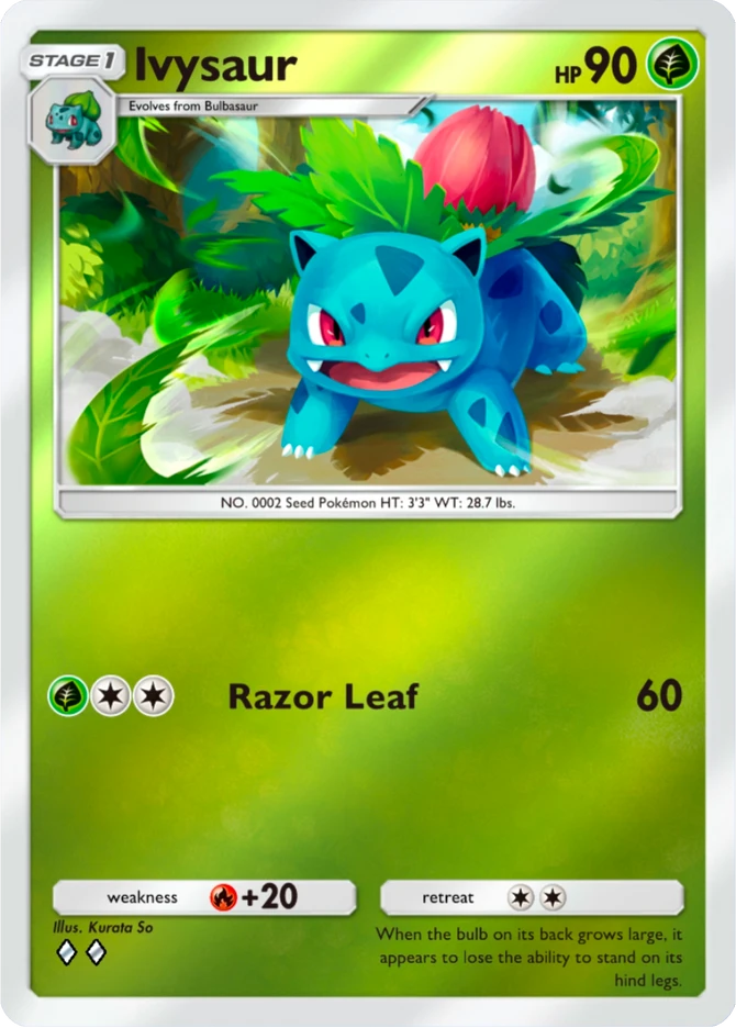 004 Ivysaur – Deluxe Pack: ex