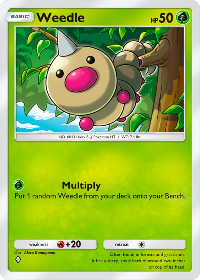 006 Weedle – Deluxe Pack: ex