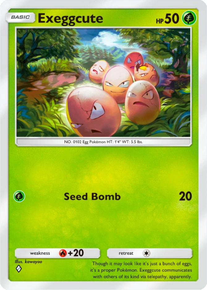 011 Exeggcute – Deluxe Pack: ex