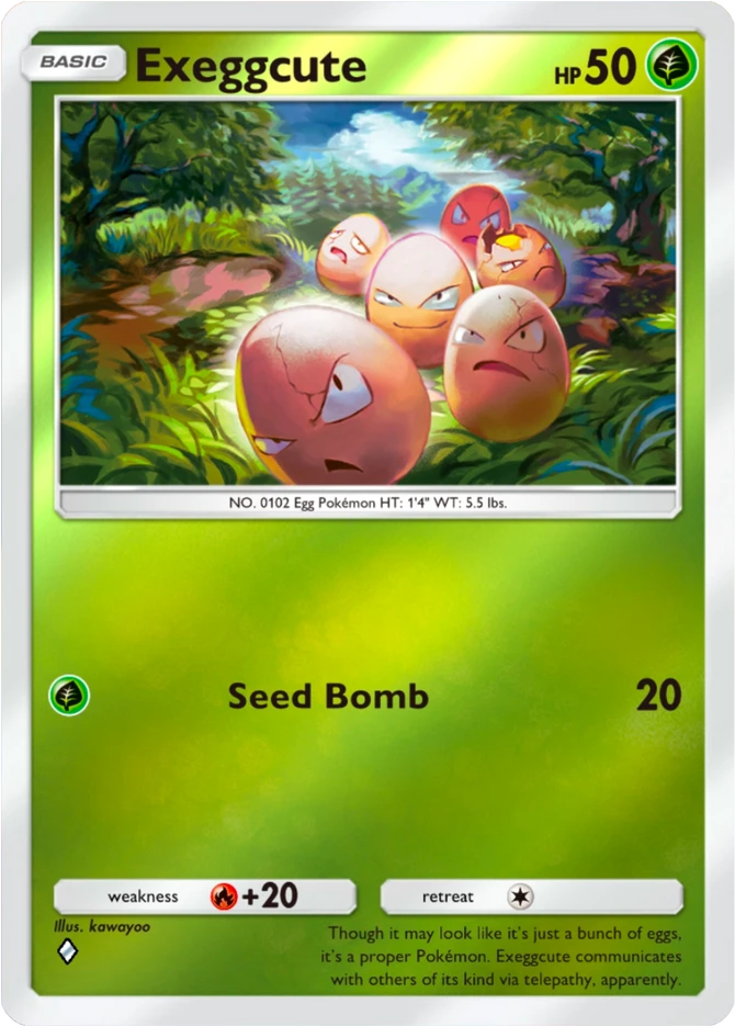012 Exeggcute – Deluxe Pack: ex