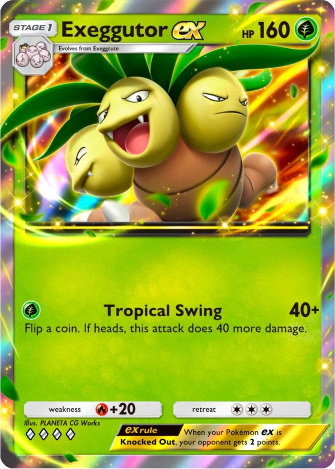 013 Exeggutor ex – Deluxe Pack: ex