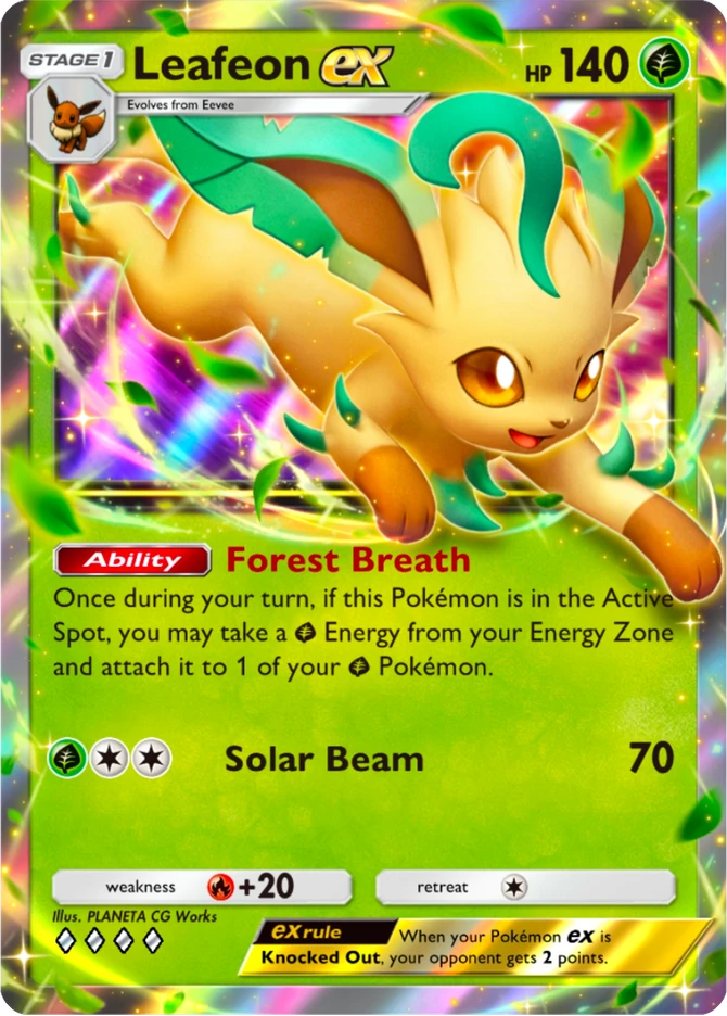 029 Leafeon ex – Deluxe Pack: ex