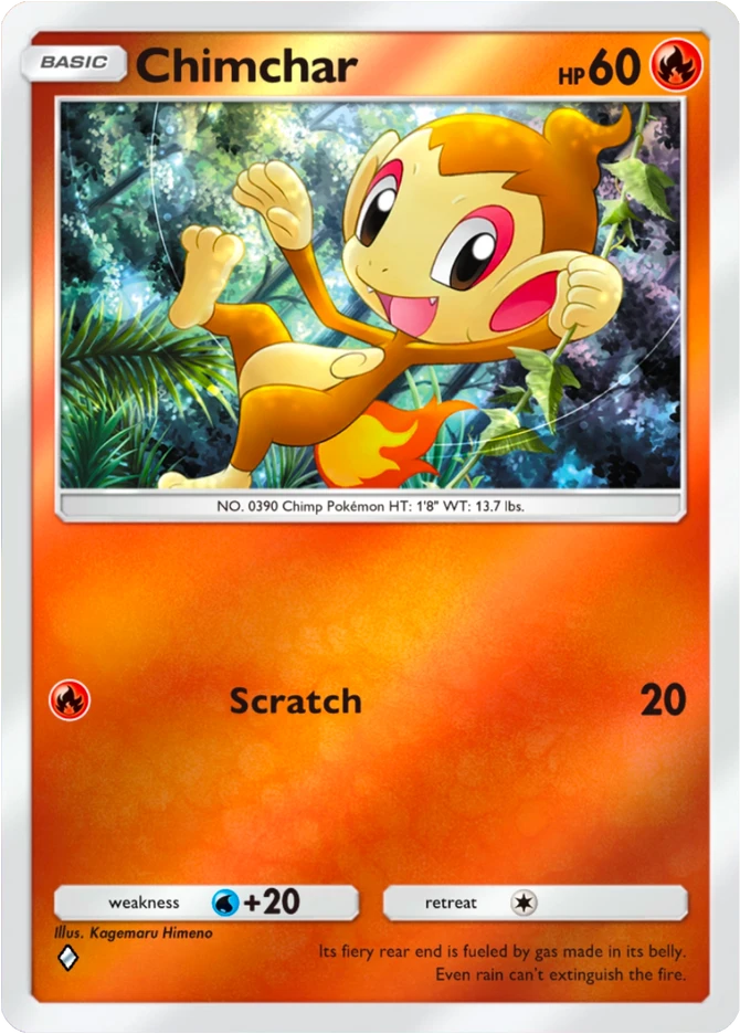 072 Chimchar – Deluxe Pack: ex